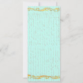 Uitnodiging voor Marie Antoinette-feest in Versail (Achterkant)