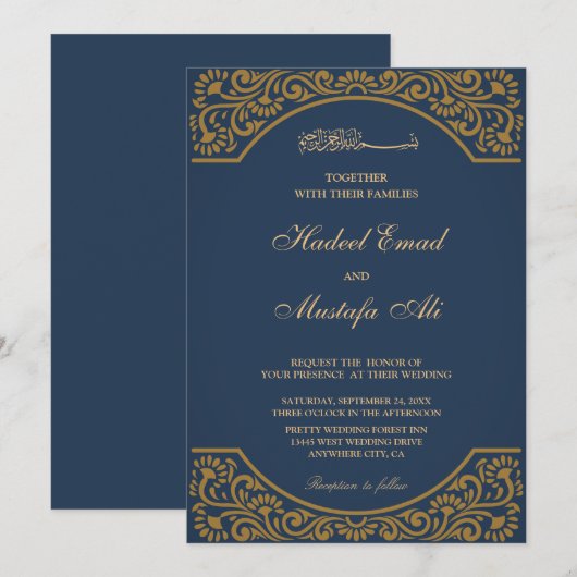 Uitnodiging voor marinemisdrijven (Voorkant / Achterkant)