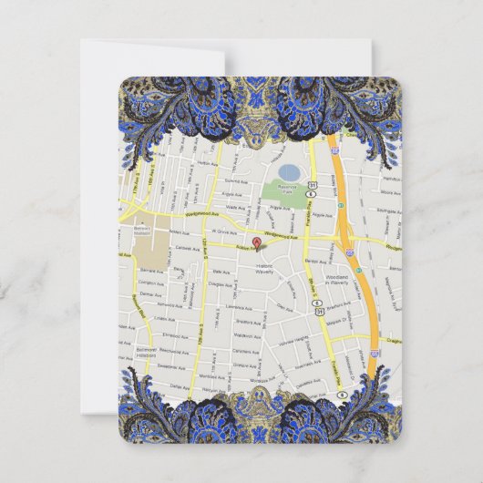 Uitnodiging voor marinescheepvaart en gouden paisl (Achterkant)