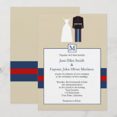 Uitnodiging voor marineverbinding (Voorkant / Achterkant)