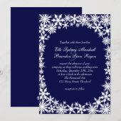 Uitnodiging voor marinewinterweddenschappen (Voorkant / Achterkant)