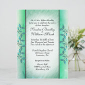 Uitnodiging voor marmer en wijnstokken (Staand voorkant)