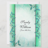 Uitnodiging voor marmer en wijnstokken (Achterkant)