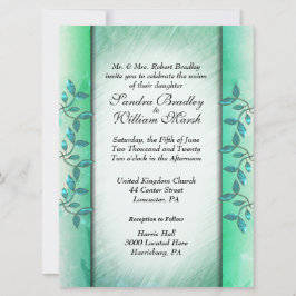 Uitnodiging voor marmer en wijnstokken