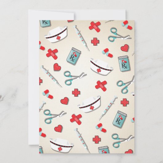 Uitnodiging voor medisch Afstuderen voor verpleegk (Achterkant)