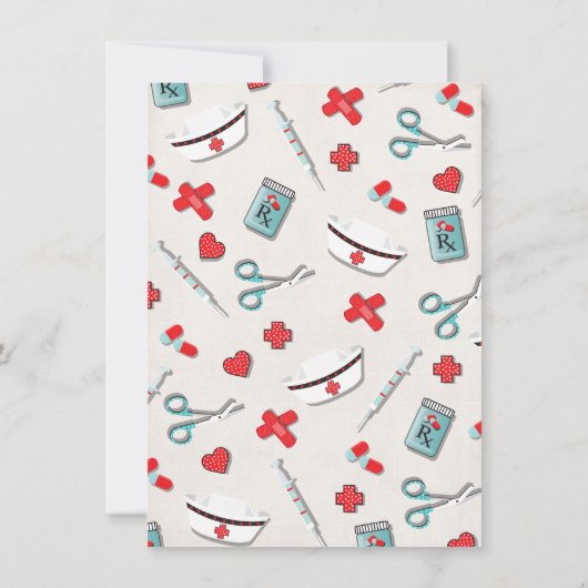 Uitnodiging voor medisch Afstuderen voor verpleegk (Achterkant)