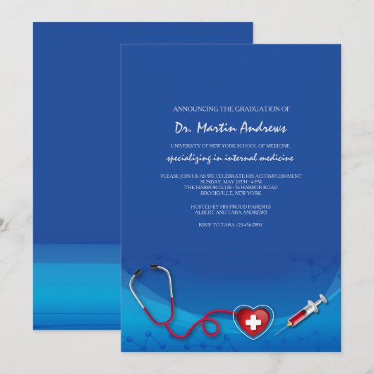 Uitnodiging voor medische grensbewaking (Voorkant / Achterkant)