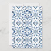 uitnodiging voor mediterraan citroenverlovingsfees (Achterkant)