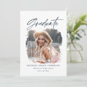 Uitnodiging voor meetkundige fototypografie (Staand voorkant)