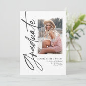 Uitnodiging voor meetkundige fototypografie (Staand voorkant)