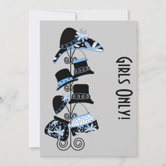 Uitnodiging voor meisjes (Voorkant)