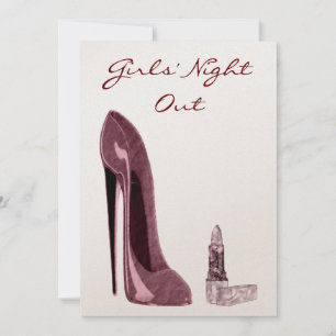 Uitnodiging voor meisjes in de nacht