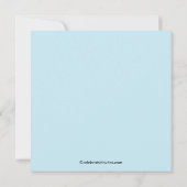 Uitnodiging voor meisjes om Baby shower te houden  (Achterkant)