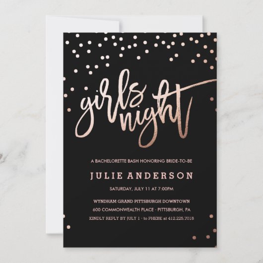 UITNODIGING VOOR MEISJESAVOND // DE ONDERBROEKENTR (Voorkant)