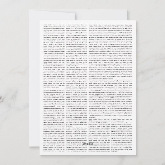 Uitnodiging voor Memorial Funeral Invitation Newsp (Achterkant)