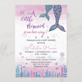 uitnodiging voor mermaid baby shower