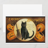 uitnodiging voor Merry Halloween (Voorkant / Achterkant)