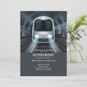 Uitnodiging voor metrotrein (Staand voorkant)