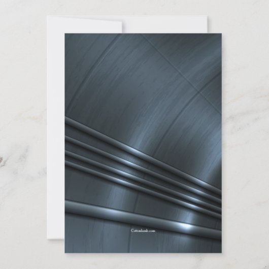 Uitnodiging voor metrotrein (Achterkant)