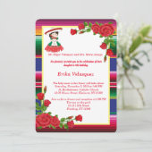 Uitnodiging voor Mexicaans thema (Staand voorkant)