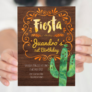 Uitnodiging voor Mexicaans verjaardagsfeest