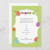 Uitnodiging voor Mexicaans verjaardagsfeest met Fi (Voorkant / Achterkant)