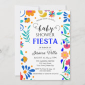 Uitnodiging voor Mexicaans volksfeest baby shower  (Voorkant)