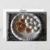 Uitnodiging voor Mexicaanse huwelijkscookies (Voorkant / Achterkant)