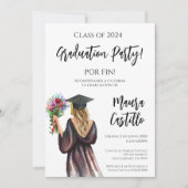 Uitnodiging voor middelbare school / hogeschool af (Voorkant)