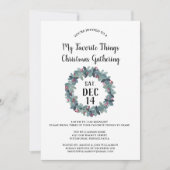 Uitnodiging voor mijn favoriete kerstfeest (Voorkant)