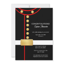 Uitnodiging voor militair feest bij pensionering o