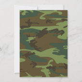 Uitnodiging voor militair thuiskomst afscheidsfees (Achterkant)