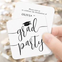 Uitnodiging voor mini diploma-uitreikingsfeest Zwa