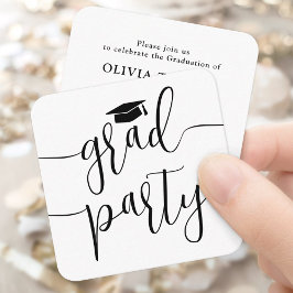 Uitnodiging voor mini diploma-uitreikingsfeest Zwa Informatiekaartje