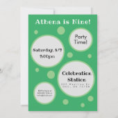 Uitnodiging voor Mini Golf Putt-Putt Feestje (Achterkant)