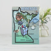 uitnodiging voor Minnesota (Staand voorkant)