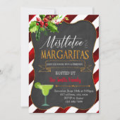 Uitnodiging voor Mistletoe en Margaritas-feestje (Voorkant)