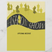 Uitnodiging voor mode Show Style Flyer (Achterkant)