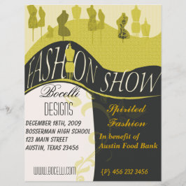 Uitnodiging voor mode Show Style Flyer