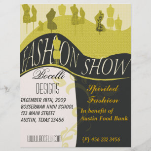 Uitnodiging voor mode Show Style Flyer