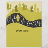 Uitnodiging voor mode Show Style Flyer (Achterkant)