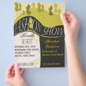 Uitnodiging voor mode Show Style Flyer (Hand)