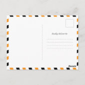 Uitnodiging voor modern Halloween-feest: stamppot  (Achterkant)