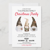 Uitnodiging voor Modern Kabouter Kerstfeest (Voorkant)