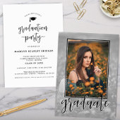 Uitnodiging voor Modern Single Photo Script-Afstud