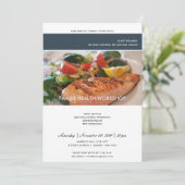 UITNODIGING VOOR MODERN TRENDY FOTOWERKPLAATSEVENE (Staand voorkant)