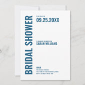 Uitnodiging voor modern Vrijgezellenfeest (Voorkant)