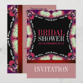 Uitnodiging voor moderne decor Style Vrijgezellenf (Voorkant / Achterkant)