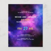 Uitnodiging voor moderne fotograduatie flyer (Achterkant)