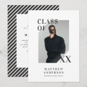 Uitnodiging voor moderne fototypografie (Voorkant / Achterkant)